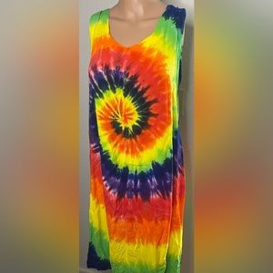 Tie dye summer dress. Women’s size XL